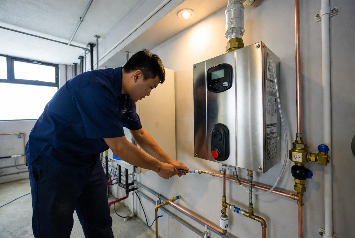 Heating system installation